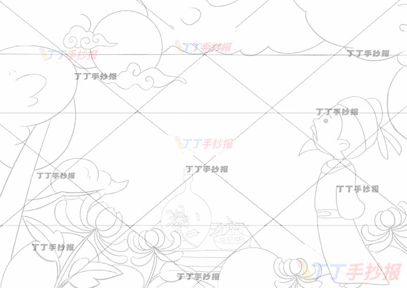 九月九日忆山东兄弟诗配画重阳右侧诗人1