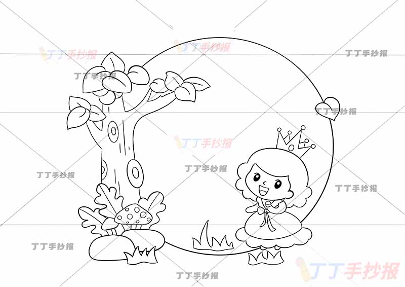 读书卡安徒生童话拇指姑娘