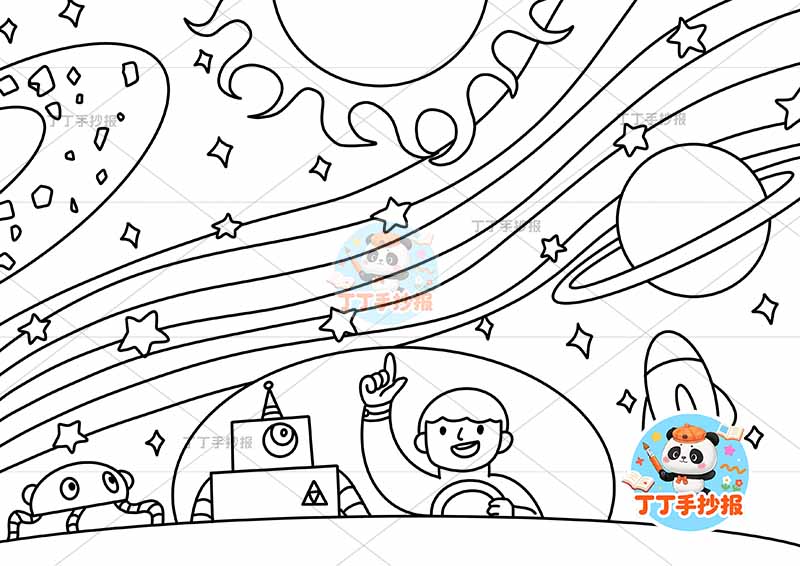 科幻画底部男孩2