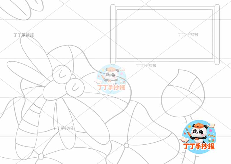 一年级古诗小池诗配画蜻蜓简单杨万里