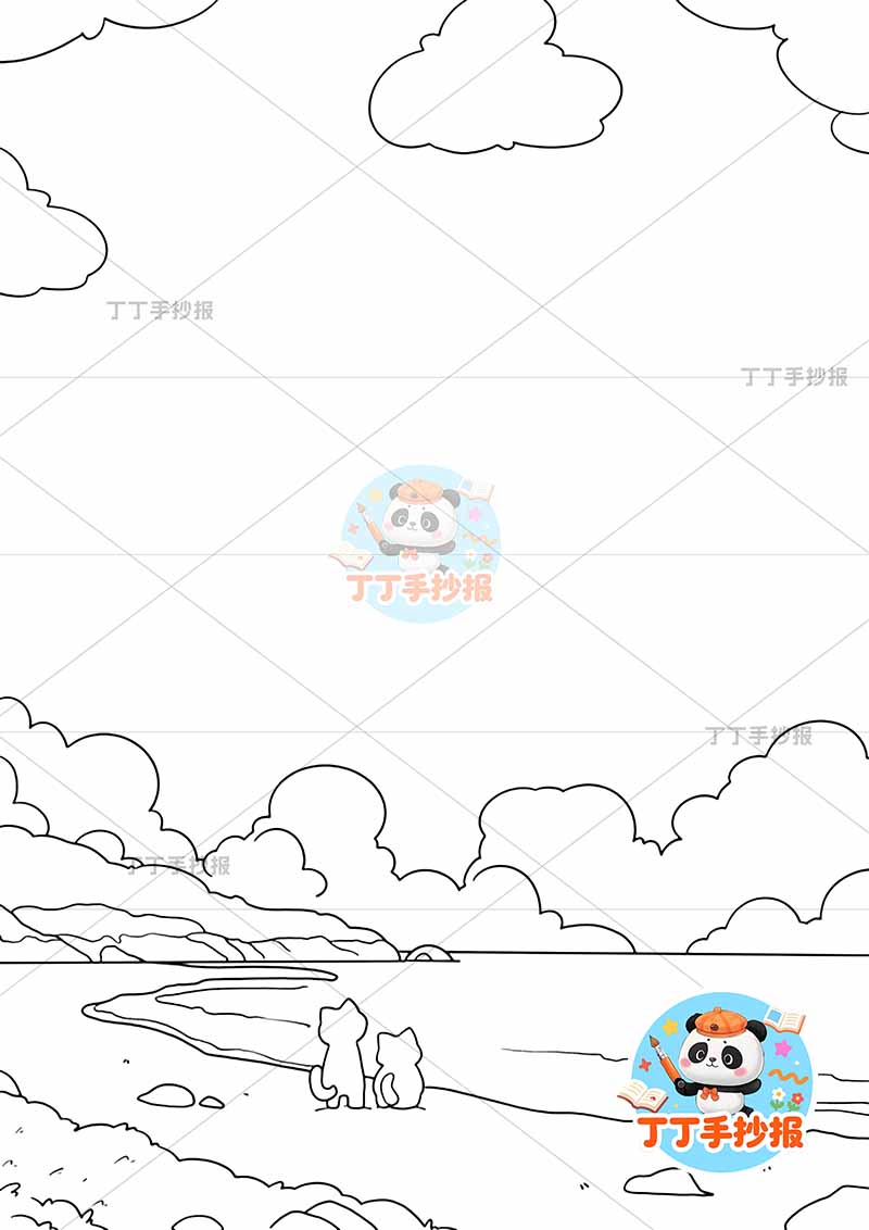 现代诗竖版海子面朝大海春暖花开蓝色